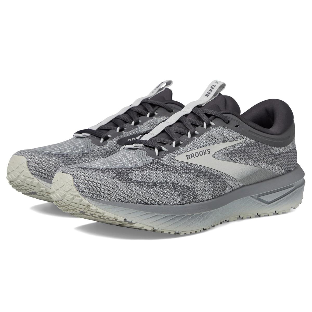 Man`s Sneakers Athletic Shoes Brooks Revel 7 Primer/Blackened Pearl