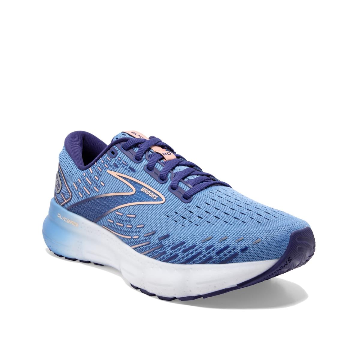 Woman`s Sneakers Brooks Glycerin 20 Running Shoe - Light Blue