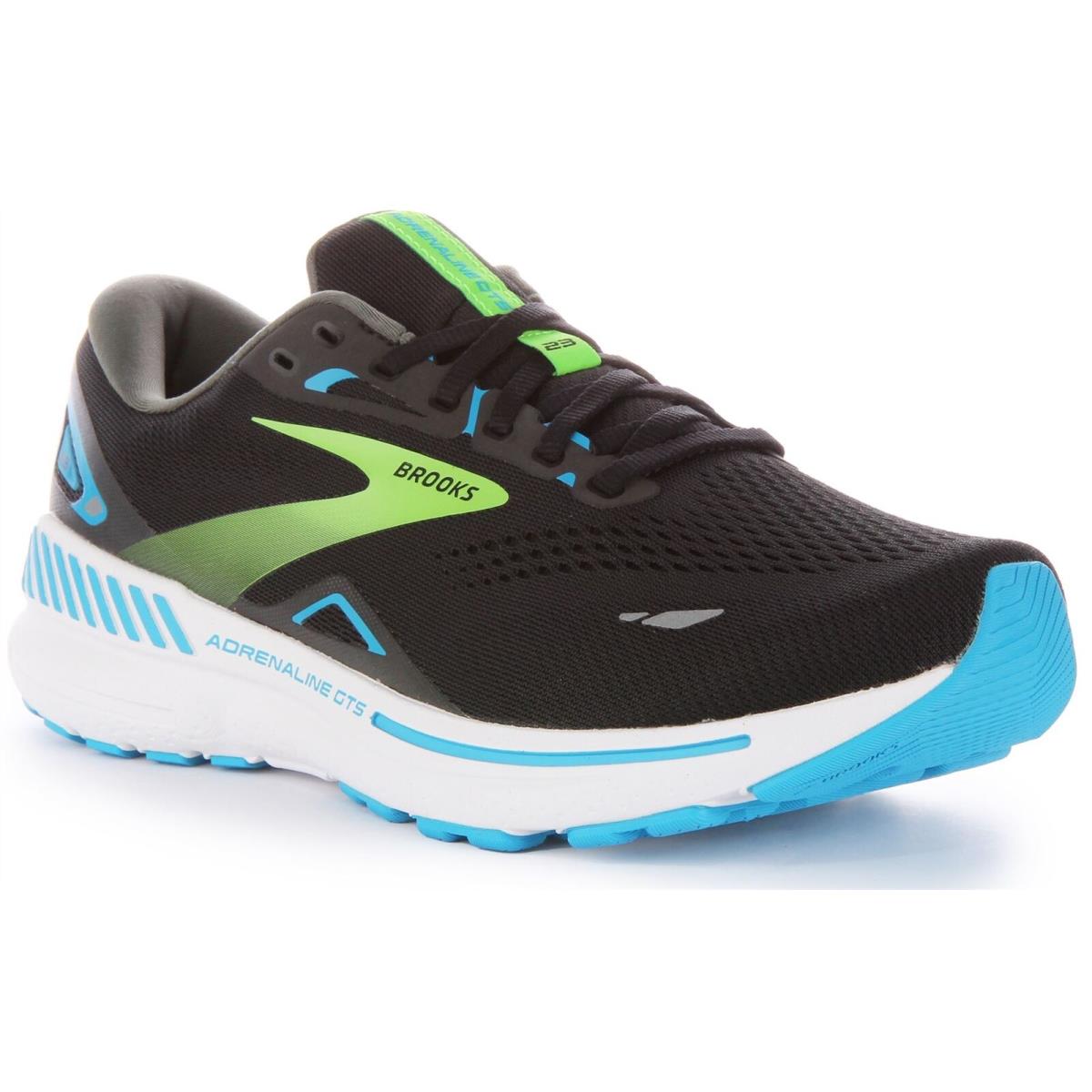 Brooks Adrenaline Gts Mens Sneaker Black Green Size US 7 - 13