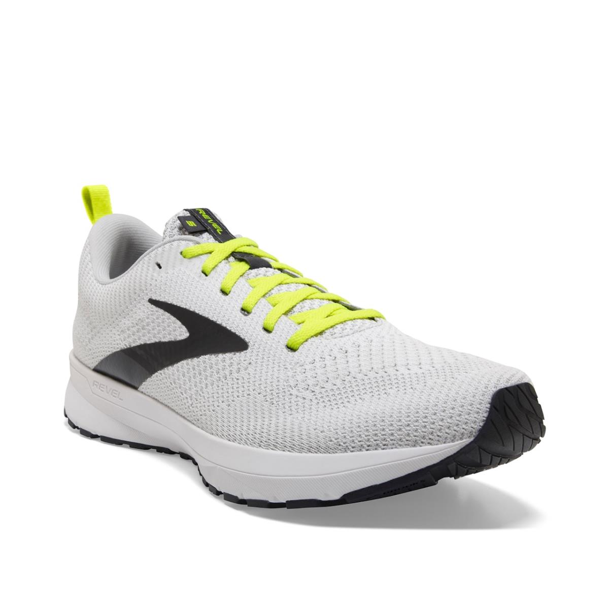 Man`s Sneakers Brooks Revel 5 Running Shoe - Grey/Yellow