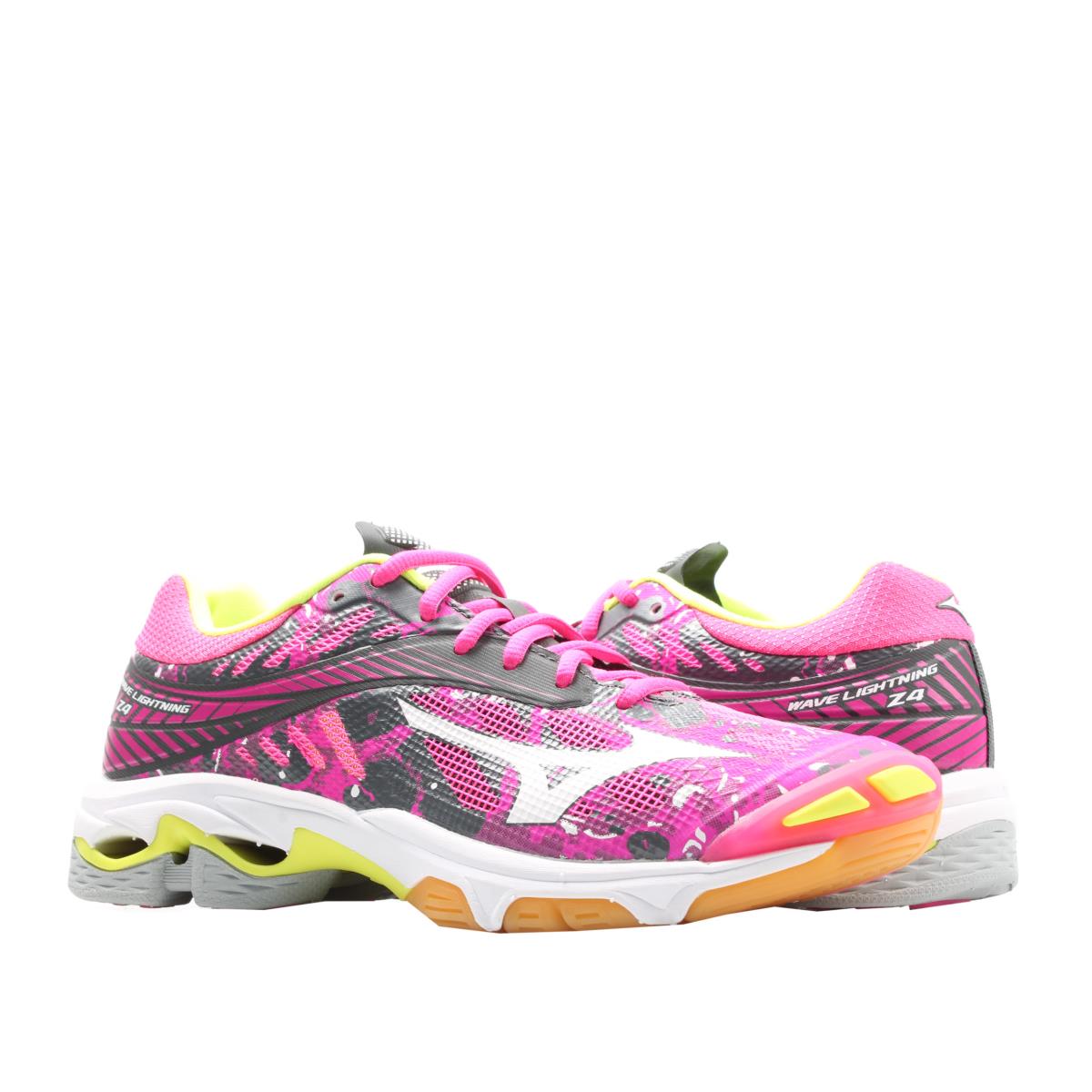 Mizuno Wave Lightning Z4 Pink/white/iron Women`s Volleyball Shoes V1GC180090