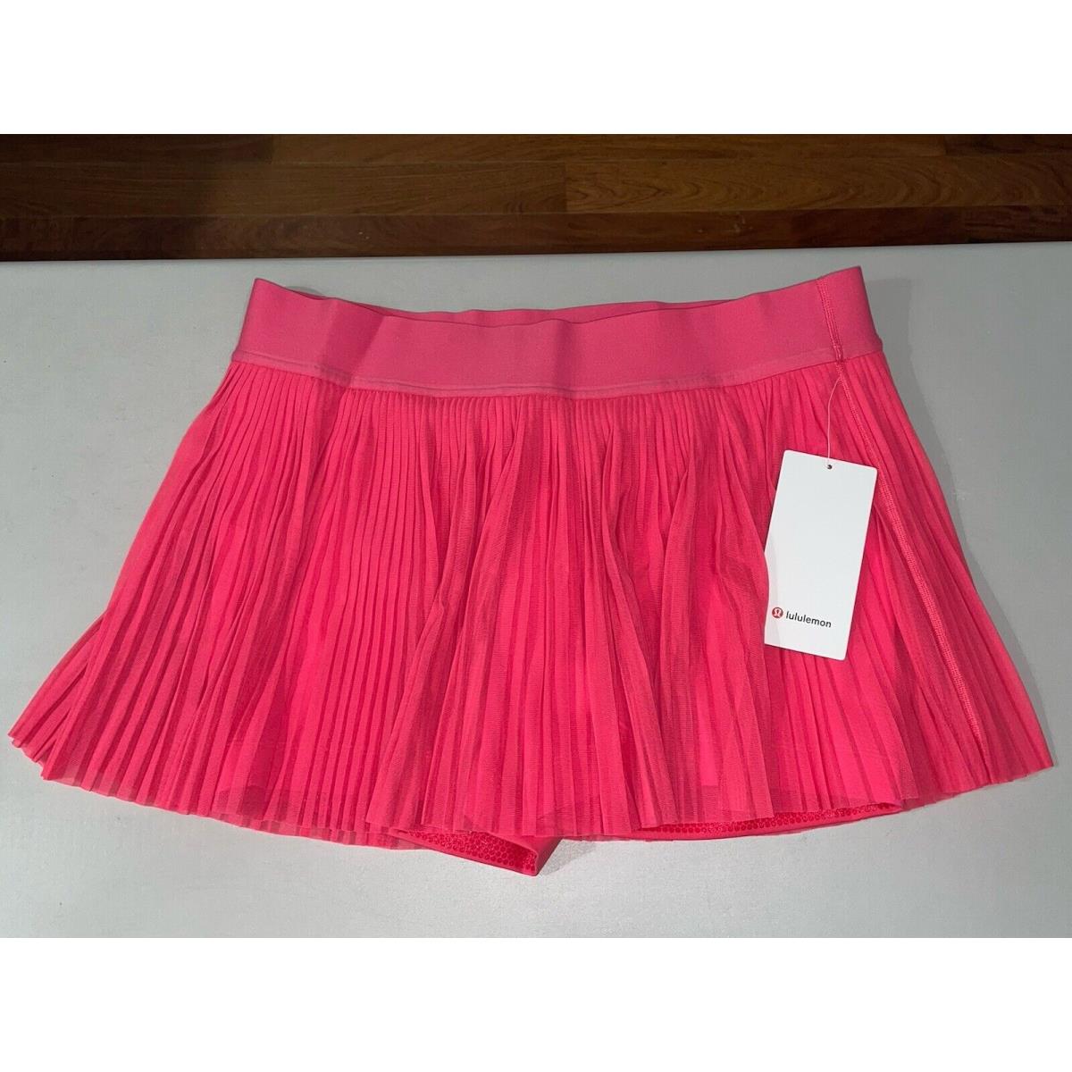 Lululemon Mesh Pleats MR Mini Tennis Skirt Size 14