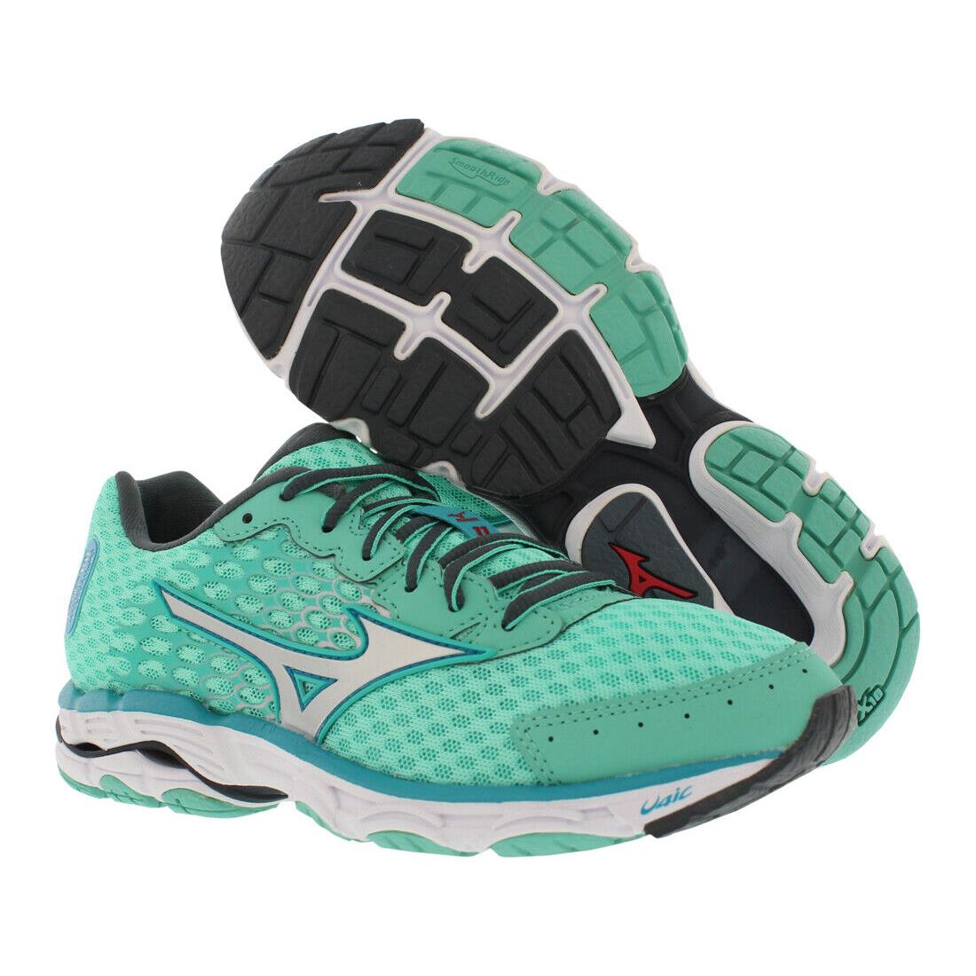 Mizuno Wave Inspire 11 Running Wide Womens Shoes Size 6 Color: Green