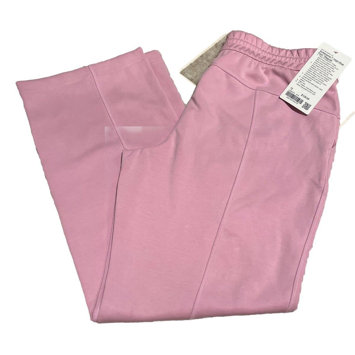 Lululemon Softstreme High-rise Pants Vita Pink LW5EGTS Size 12 Regular