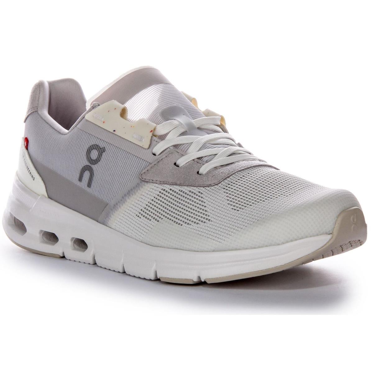 On Running Cloudrift Speedboard Cloudtec Mens Sneaker White Grey US 6 - 13