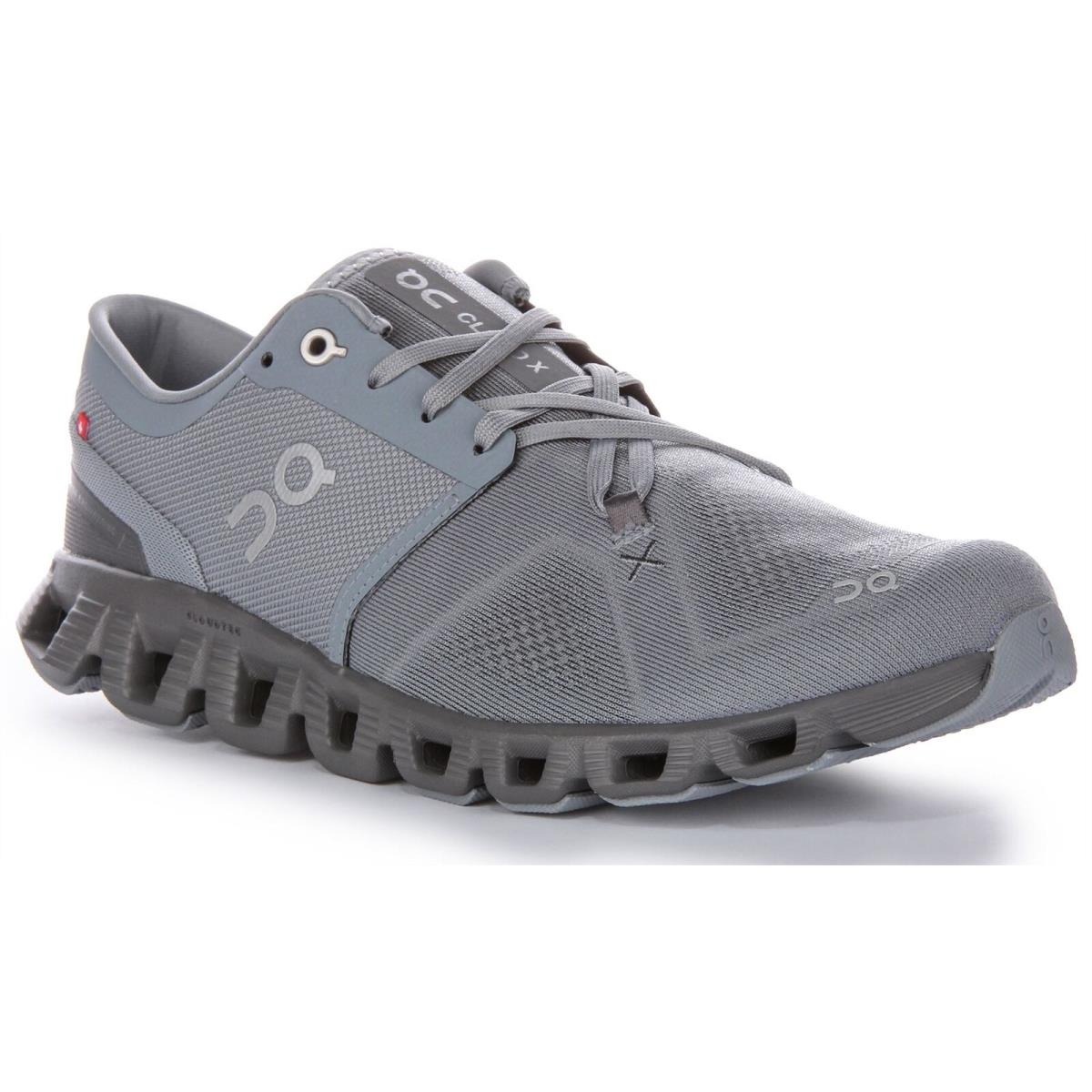 On Running Cloud X 3 Ultralight Fast Mens Sneaker Antique Grey US 6 - 13