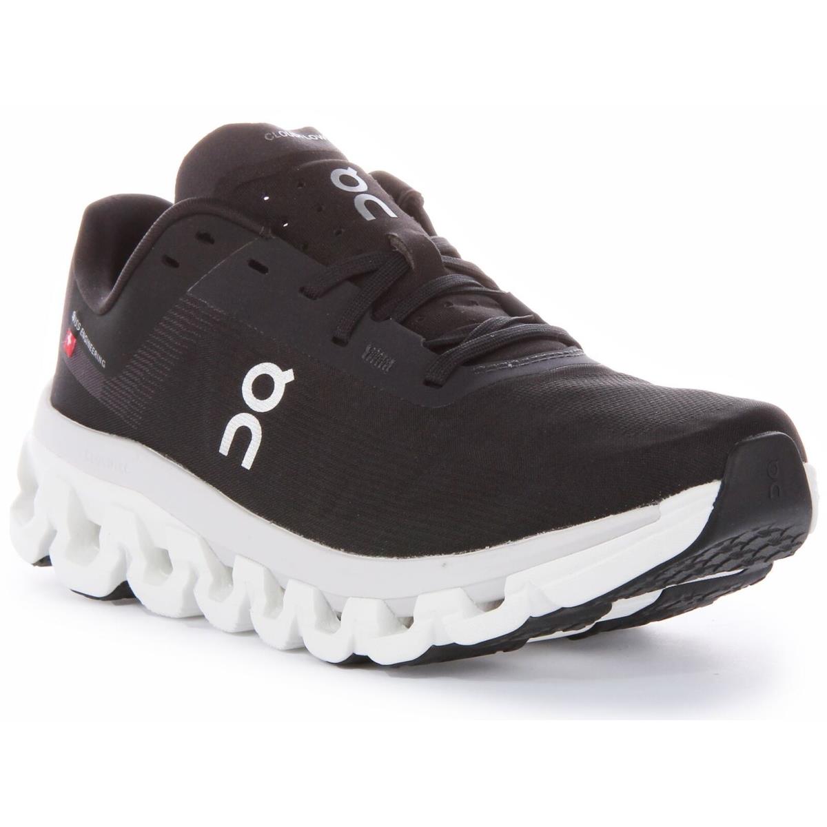 On Running Cloudflow 4 Womens Sneaker Black White Size US 5 - 11 BLACK WHITE