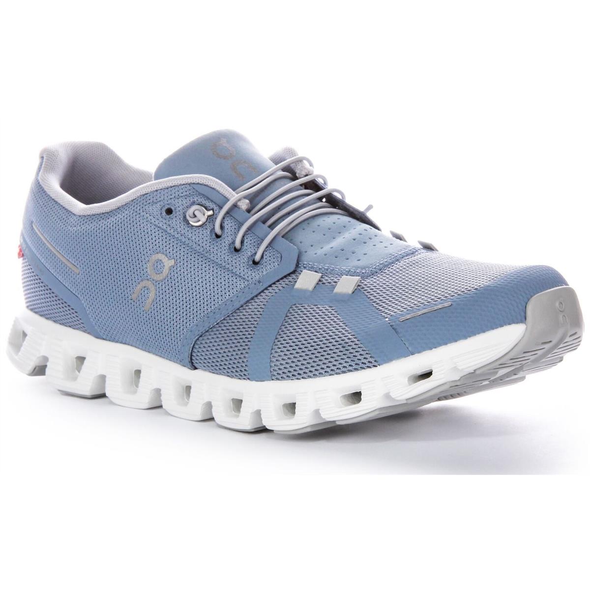 On Running Cloud 5 Reflective Shell Sole Cloudtec Mens Sneaker Blue US 6 - 13