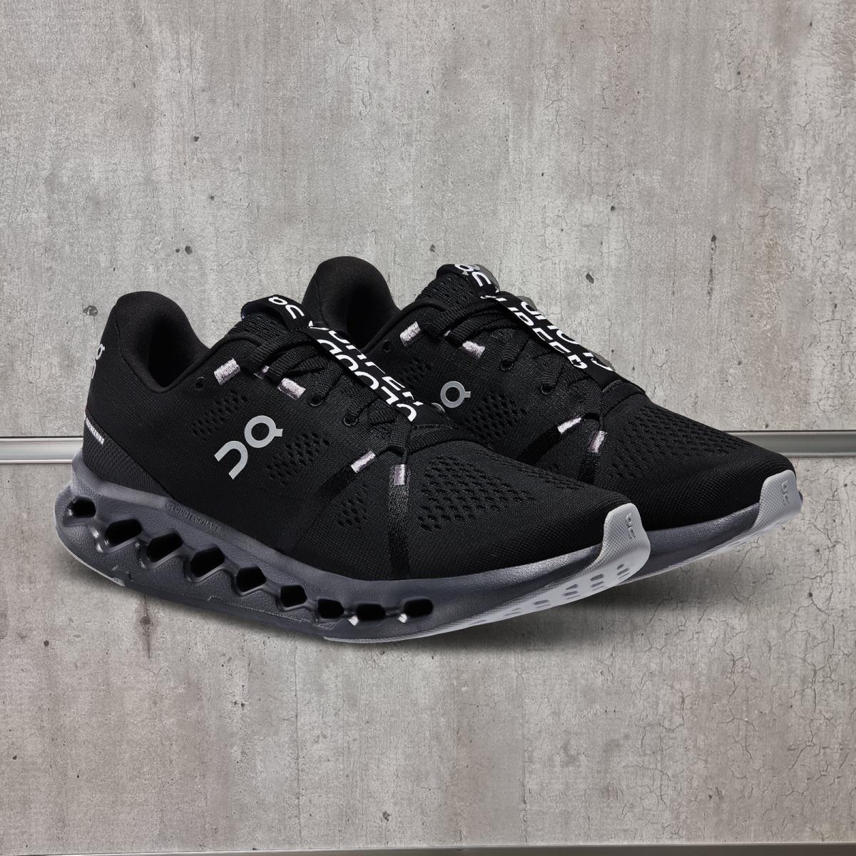 On Running Cloudsurfer All Black 3WD10440485 Women`s Running Shoes