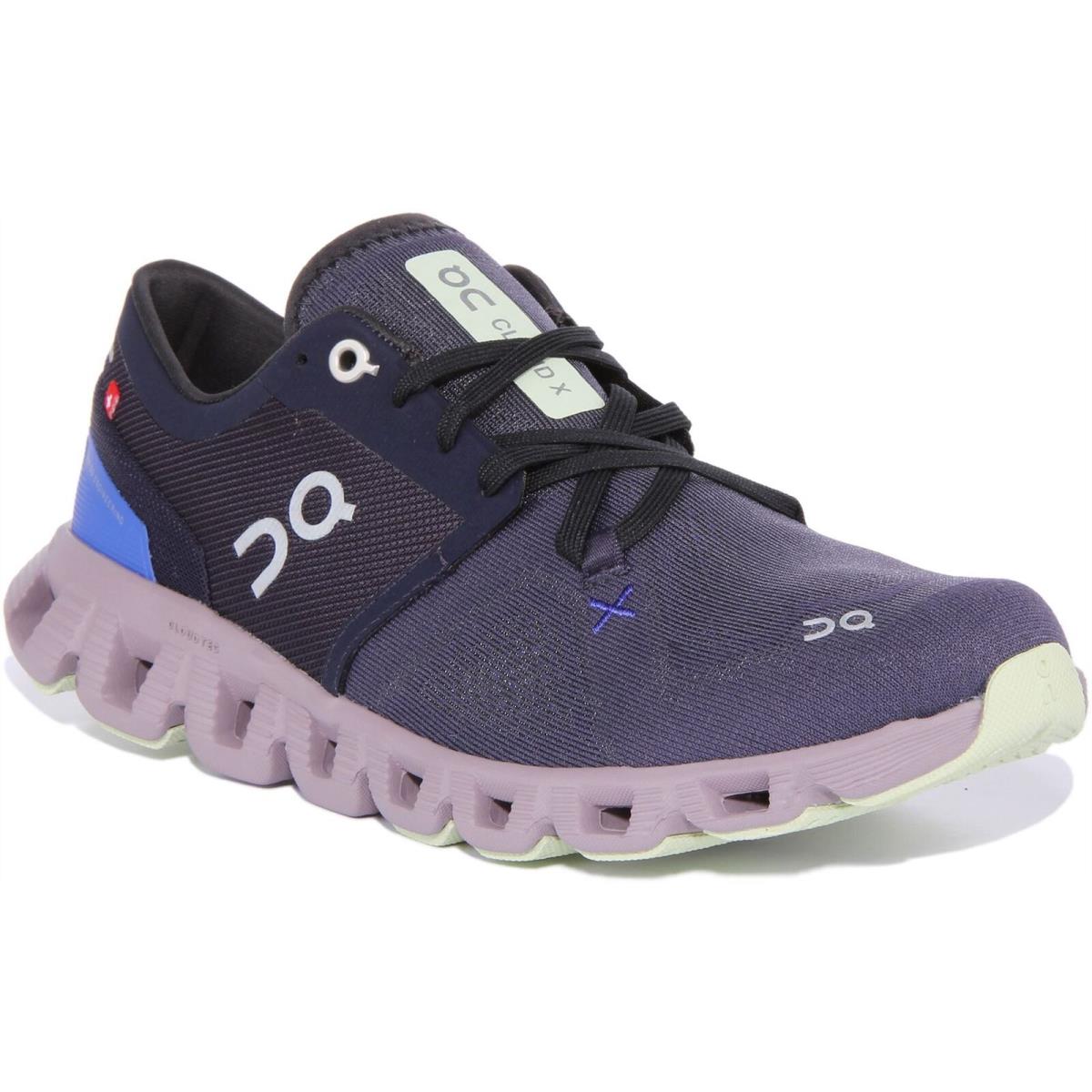 On Running Cloud X 3 Everyday Womens Sneakers Navy Blue US 5 - 11