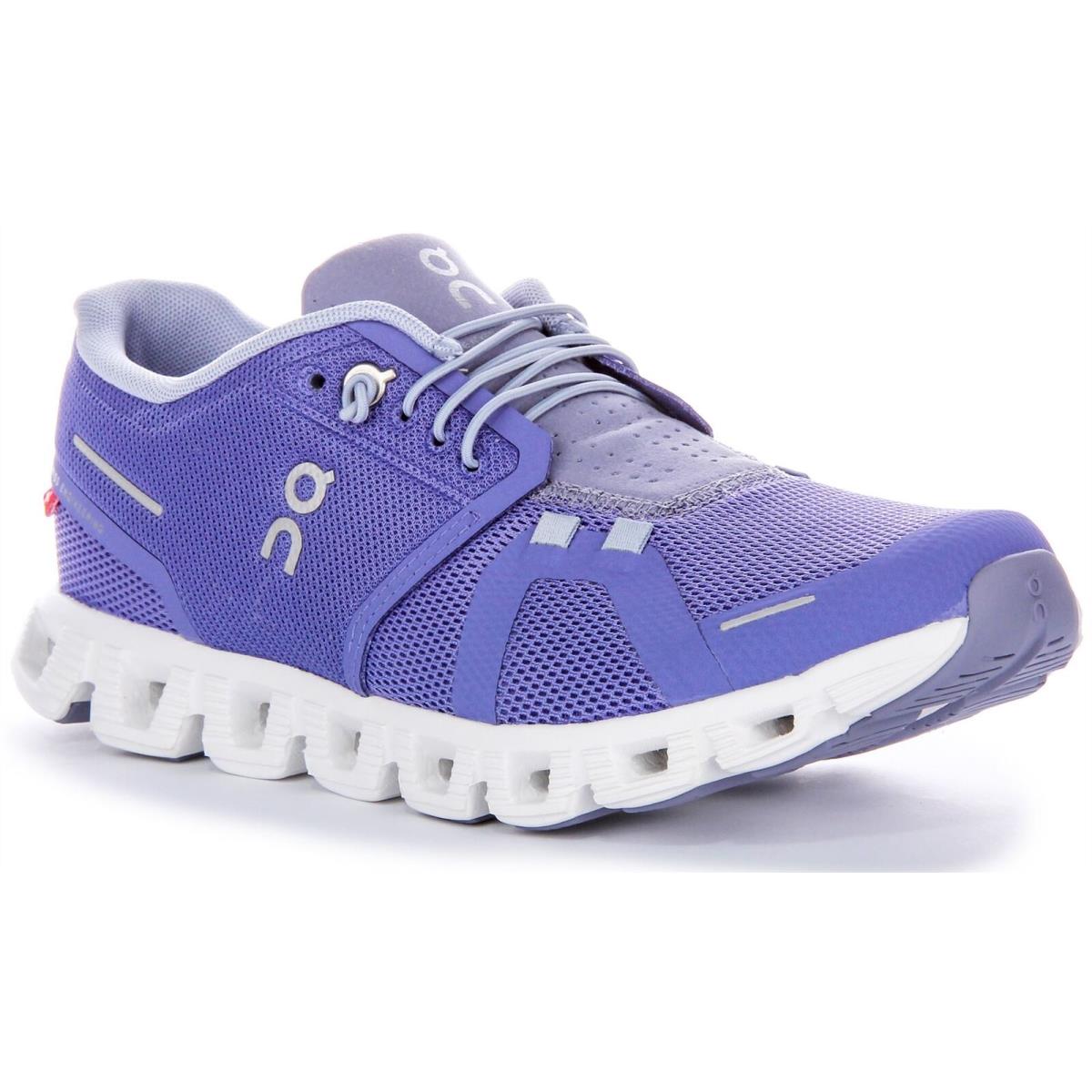 On Running Cloud 5 Reflective Womens Sneakers Cloudtec Shoe Lavender US 5 - 1