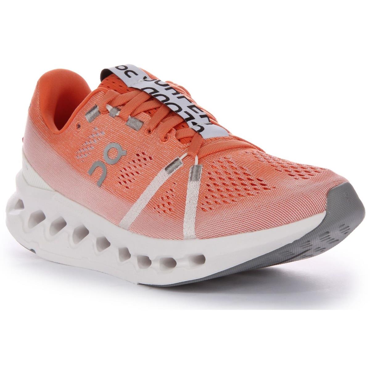 On Running Cloudsurfer Lace Up Mesh Womens Sneaker Orange US 5 - 11 - ORANGE