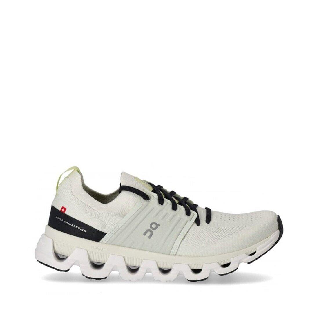 Size 12.5 - ON Running Men`s Cloudswift 3 in Ivory Black