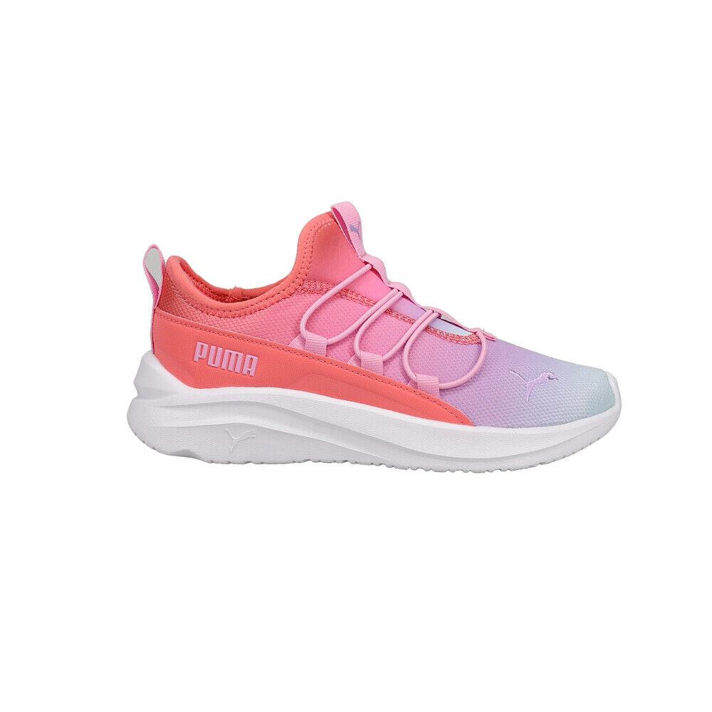 Puma Softride One4all Sunset Sky Gradient Logo Slip On Toddler Girls Pink Purp - Pink, Purple