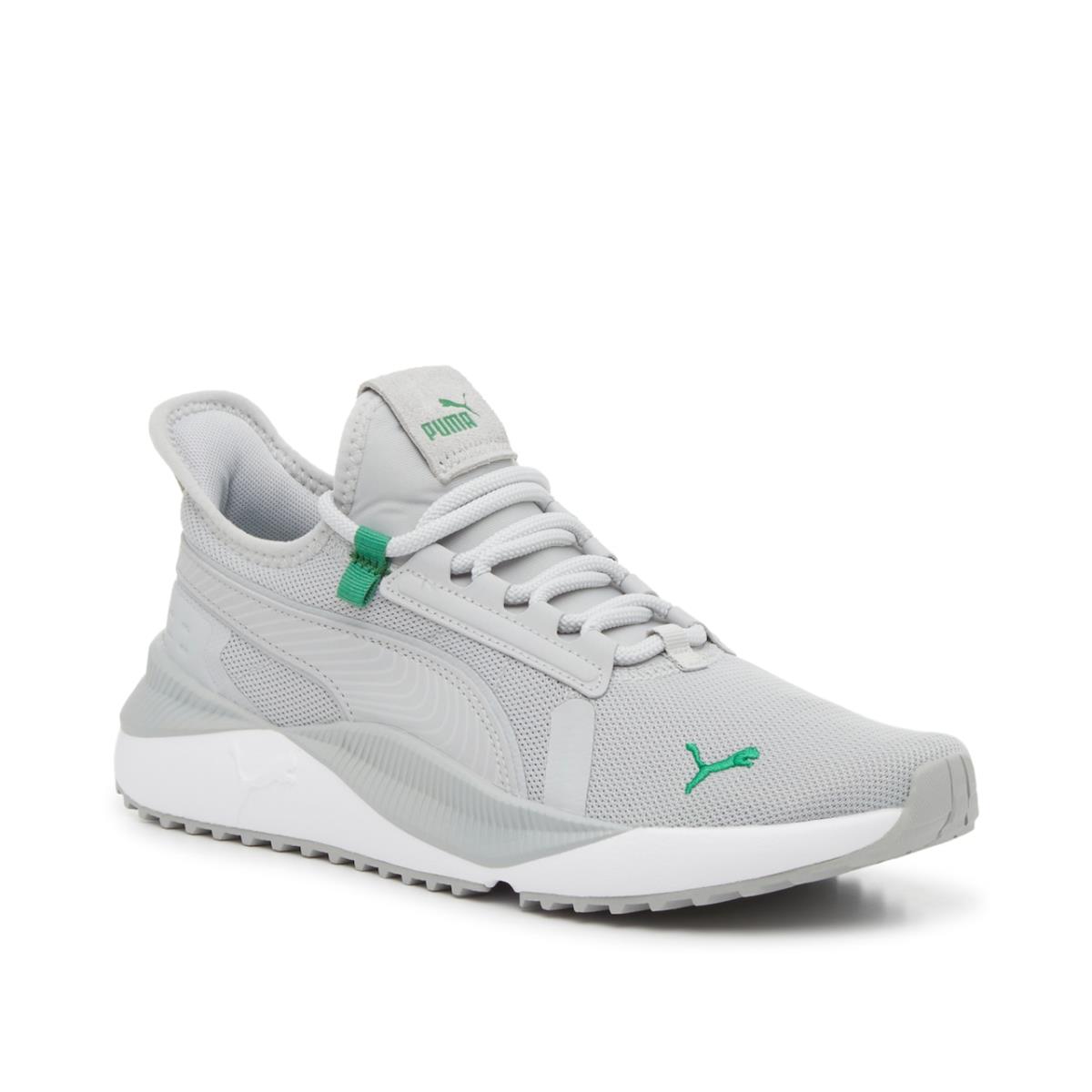 Man`s Sneakers Puma Pacer Future Street Running Shoe - Ash Grey/Green