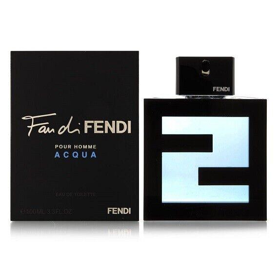 Fan DI Fendi Pour Homme Acqua Fendi 3.3 oz / 100 ml Edt Men Cologne Spray