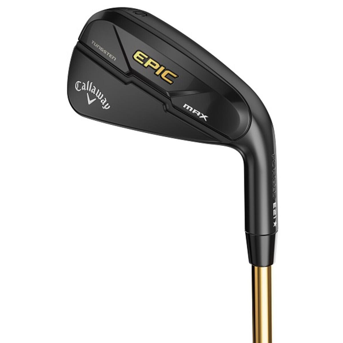 Callaway Golf Epic Max Star Irons 5 Clubs - Black and Gold