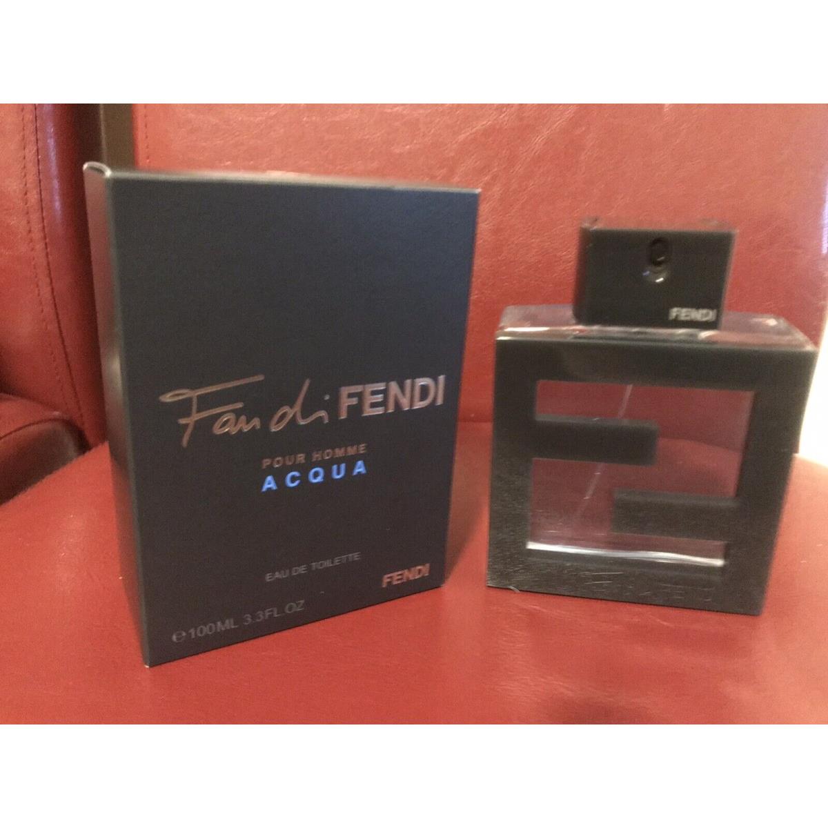 Fan DE Fendi Acqua 3.3 Fl.oz 100 ML Eau DE Toilette Spray For Men IN Box