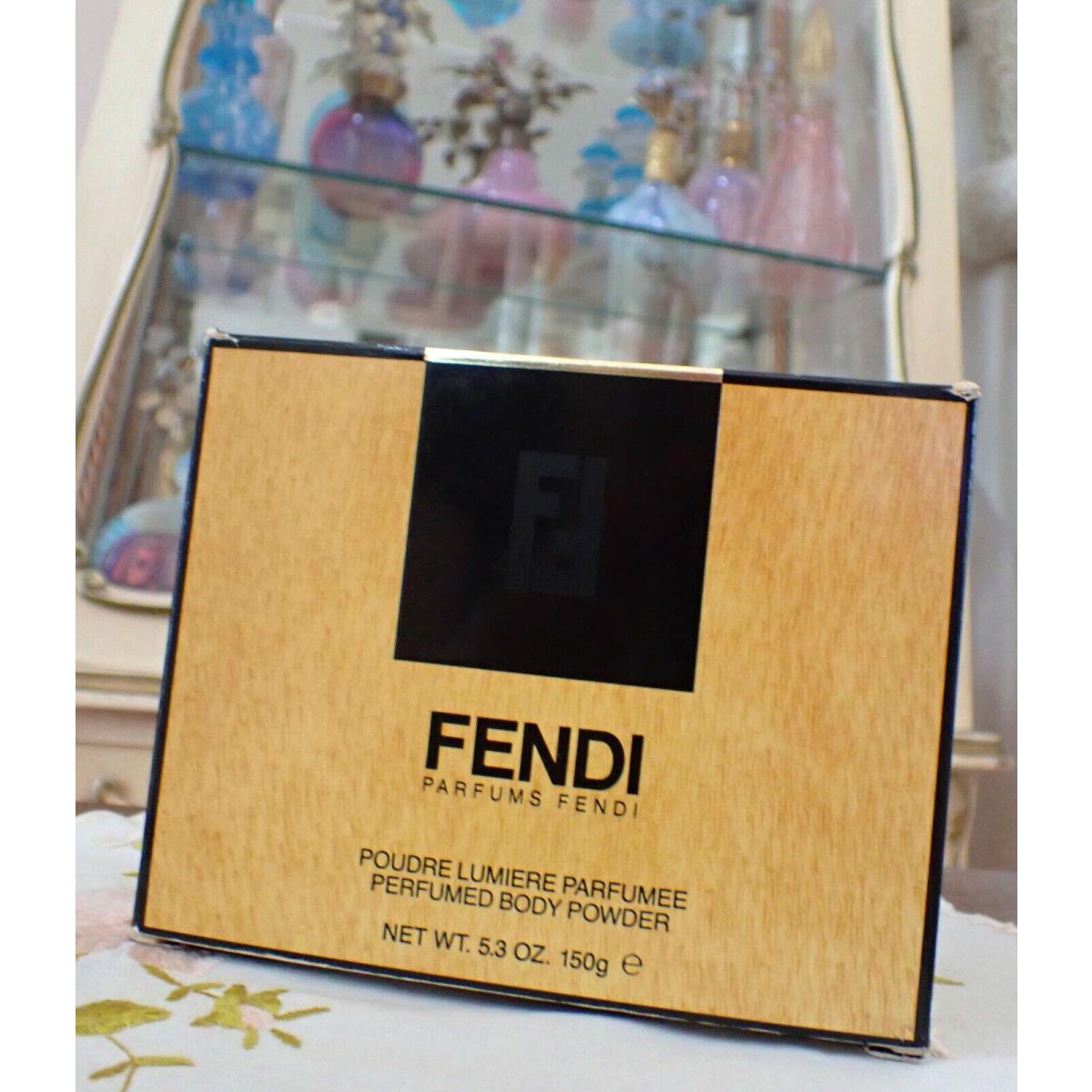 Vtg 1980s Bethco Classic Fendi Perfumed Body Dusting Powder 5.3 Oz 150g