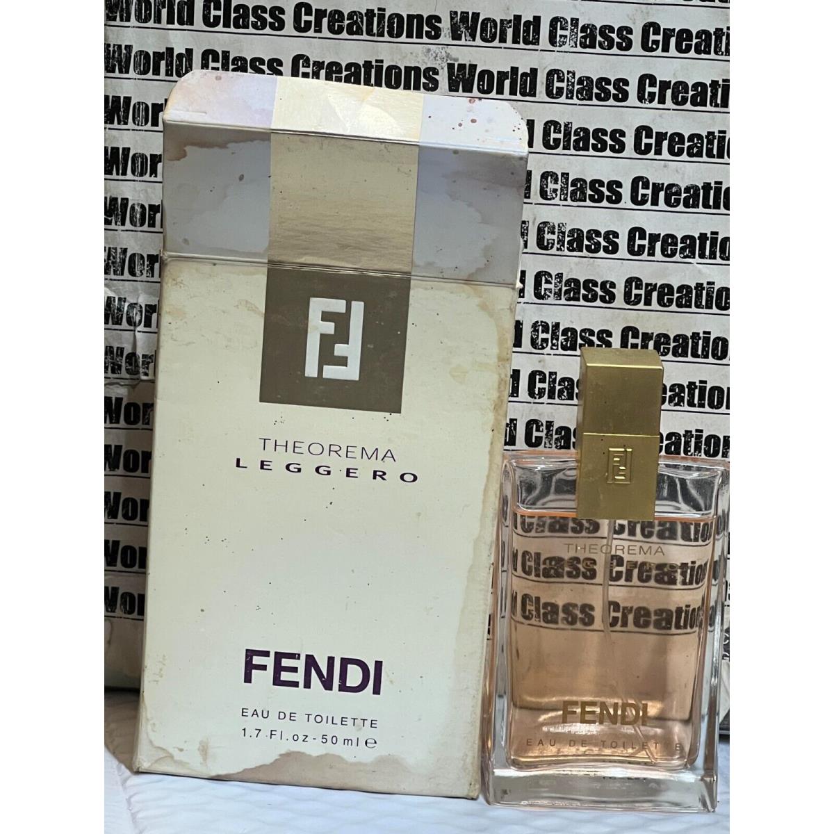 Fendi Theorema Leggero Eau DE Toilette Spray For Women - 1.7 OZ/50 ML Rough Box