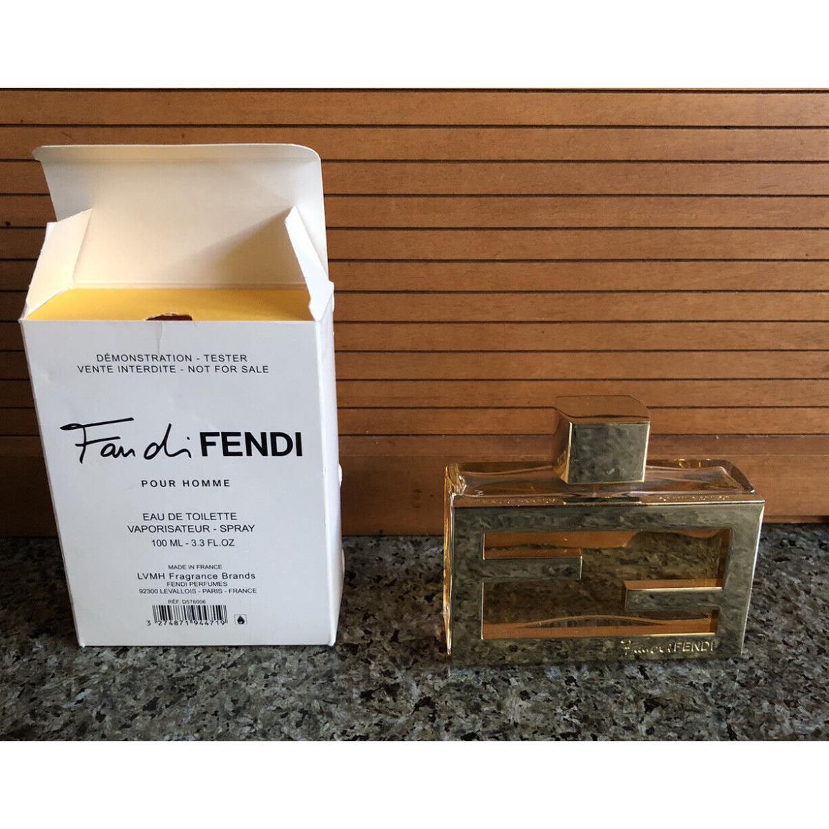 Fan di Fendi Pour Homme Eau de Toilette Spray W/box - 100 ml - 3.3 fl oz Tester