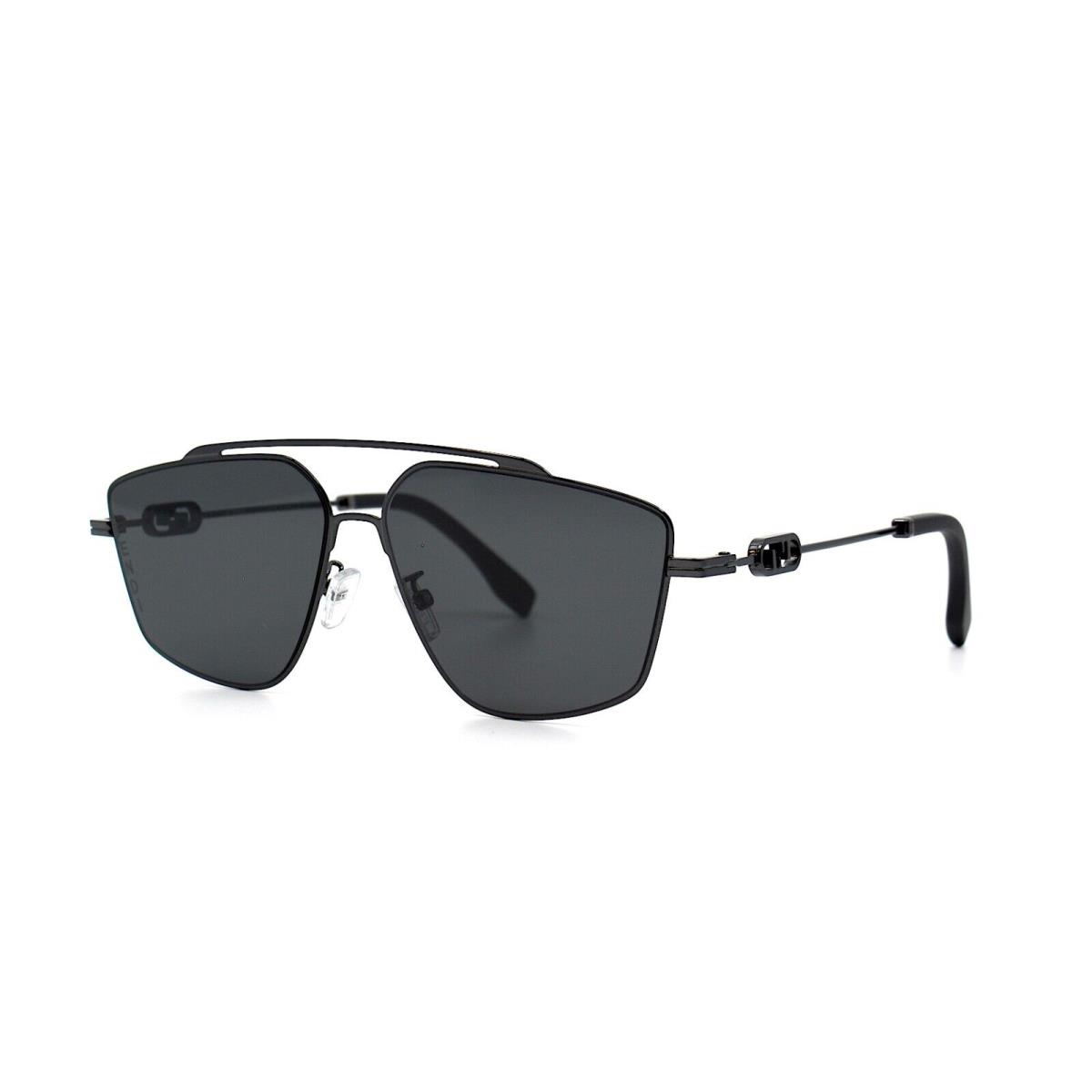 Fendi FE40079U 12A Black Grey Sunglasses