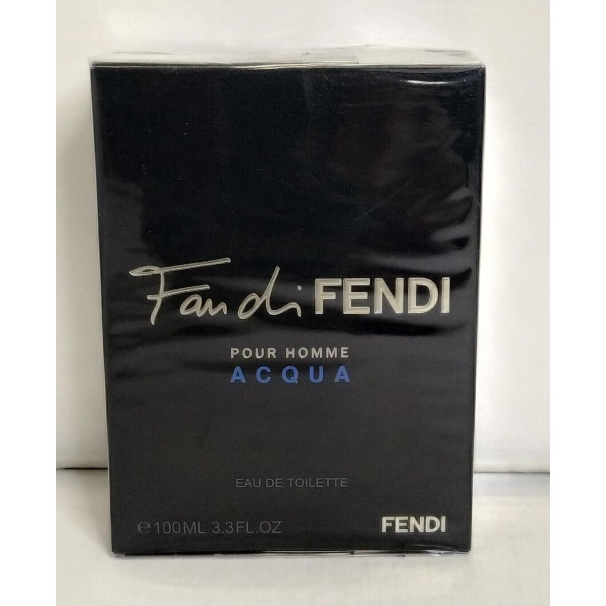 Fan Di Fendi Acqua Pour Homme Eau de Toilette Spray 3.3 oz 100ml Box