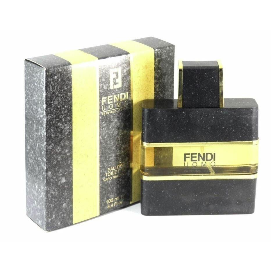 Fendi Uomo Eau de Toilette 3.4oz Spray Scuffed Box