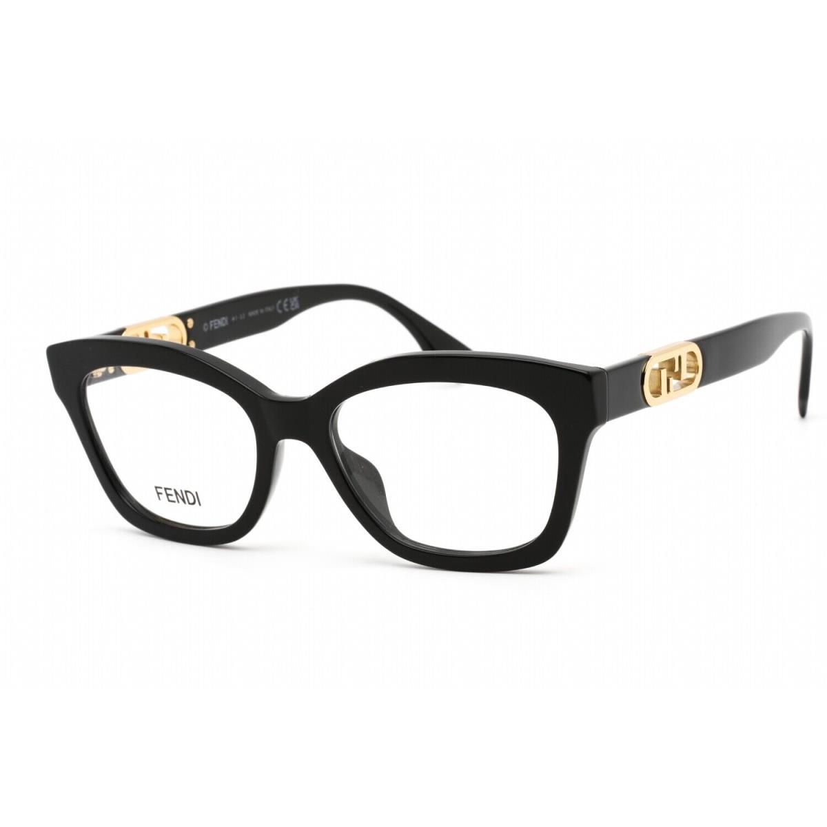 Fendi FE50039I-001 Shiny Black Eyeglasses