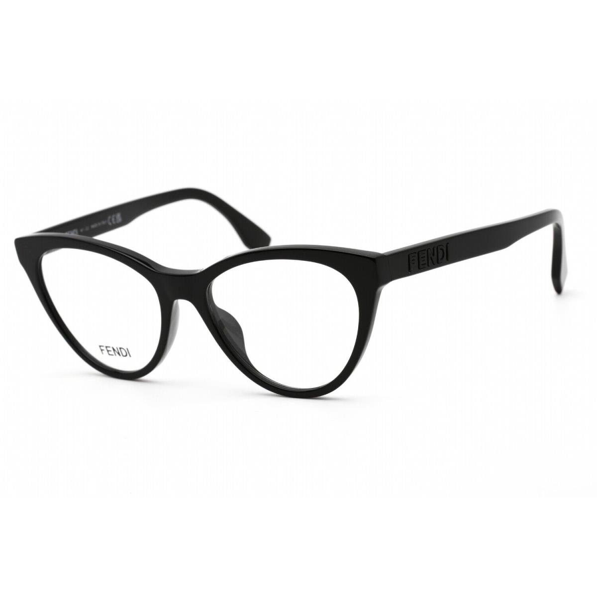 Fendi FE50017I 001 Eyeglasses Black Frame 53mm