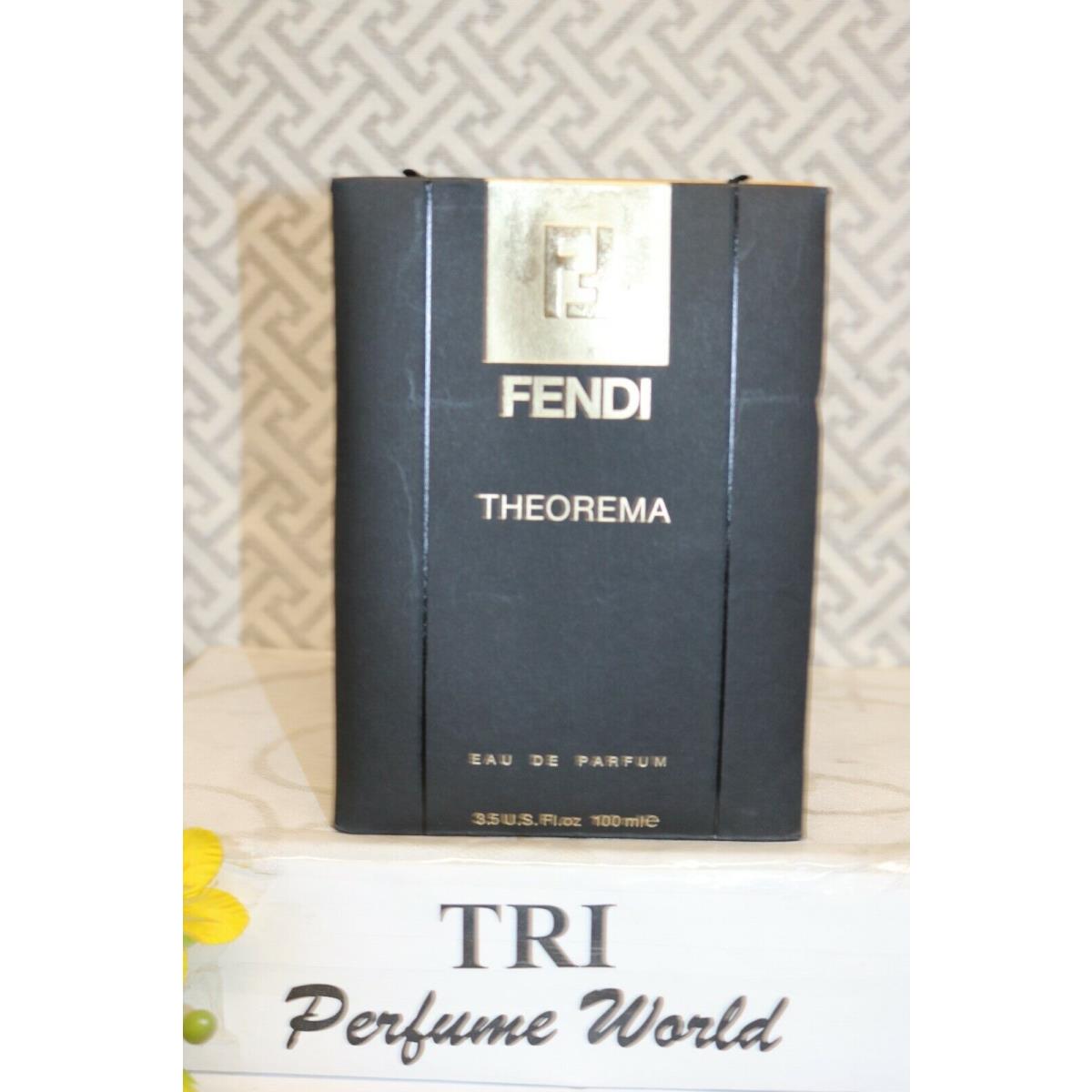 Fendi Theorema Eau de Parfum Edp Women Vintage Spray 3.5 Fl. Oz. Box