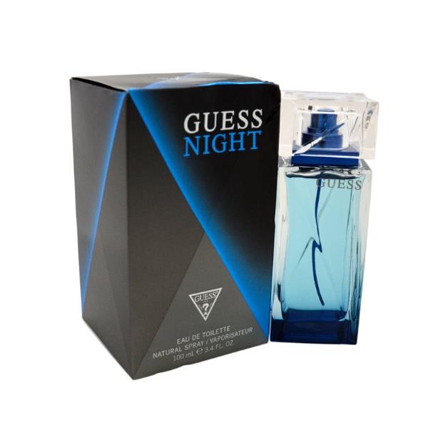 Guess Night Eau De Toilette For Men 3.4oz Spray Bottle