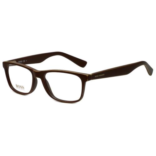 Hugo Boss Designer Reading Glasses BO0217-9FU Distressed Brown 52mm Choose Power