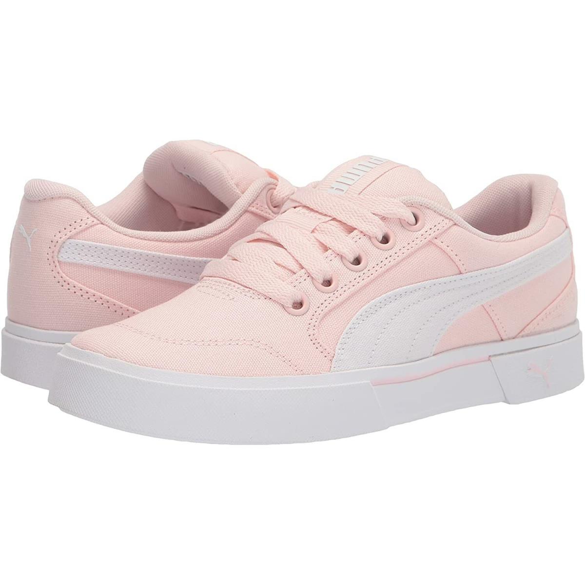 Puma C-rey Canvas Low Lace-up Casual Sneaker Women Shoes Size 10 Pink/white