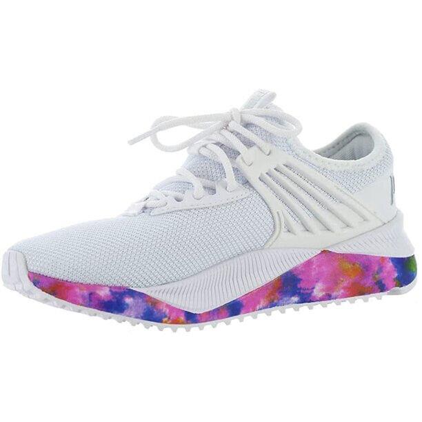 Puma Pacer Future Bleached Slipon Sneaker Trainer Women Shoes White Size 7.5 - WHITE / BLEACHED