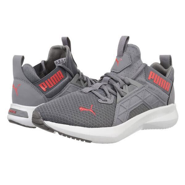 Puma Softride Enzo Nxt Low Running Trainers Sneakers Men Shoes Grey Size 11 - GREY/RED/WHITE