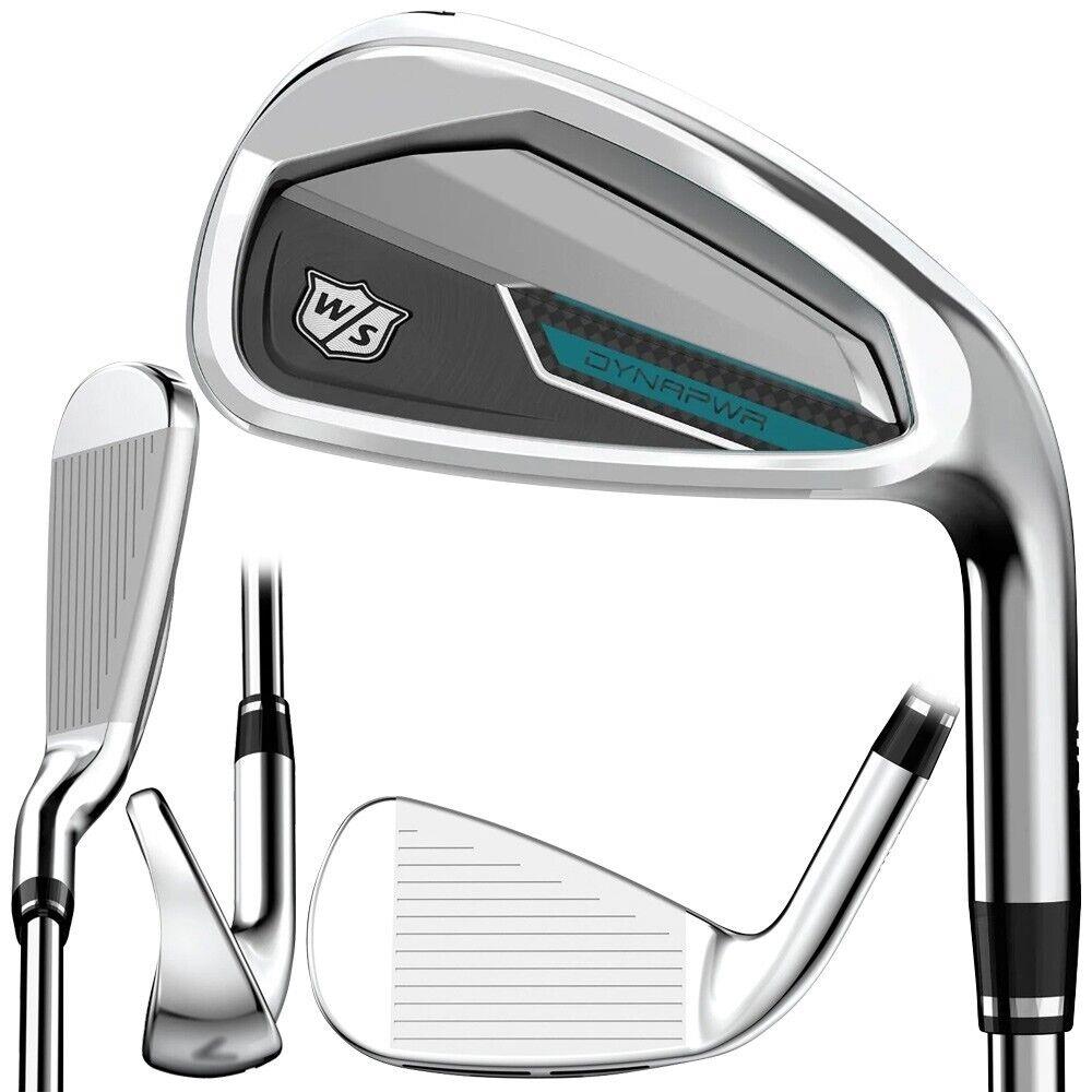 2023 Wilson Women Dynapower Iron Set RH 6-PW GW SW Graph Lady - Chrome