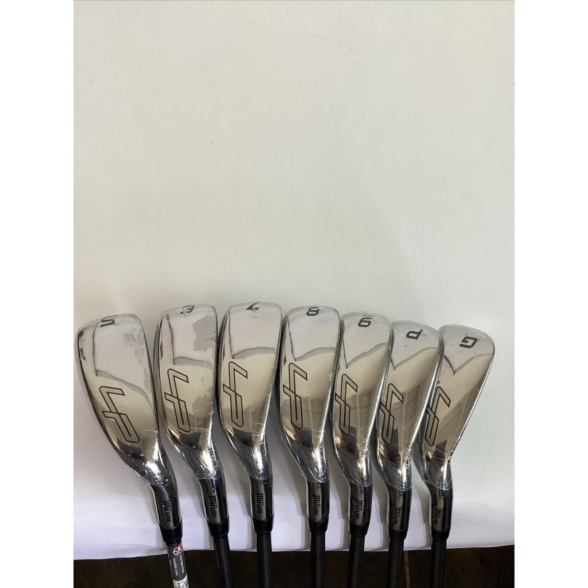 Wilson LP Launch Pad Hybrid Iron Set 5-PW GW Even Flow 5.5 Regular Graphite