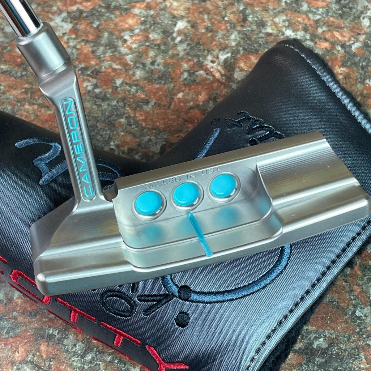 Scotty Cameron Super Select Newport 2 + Custom Robin`s Egg Blue Paint 34 /360g