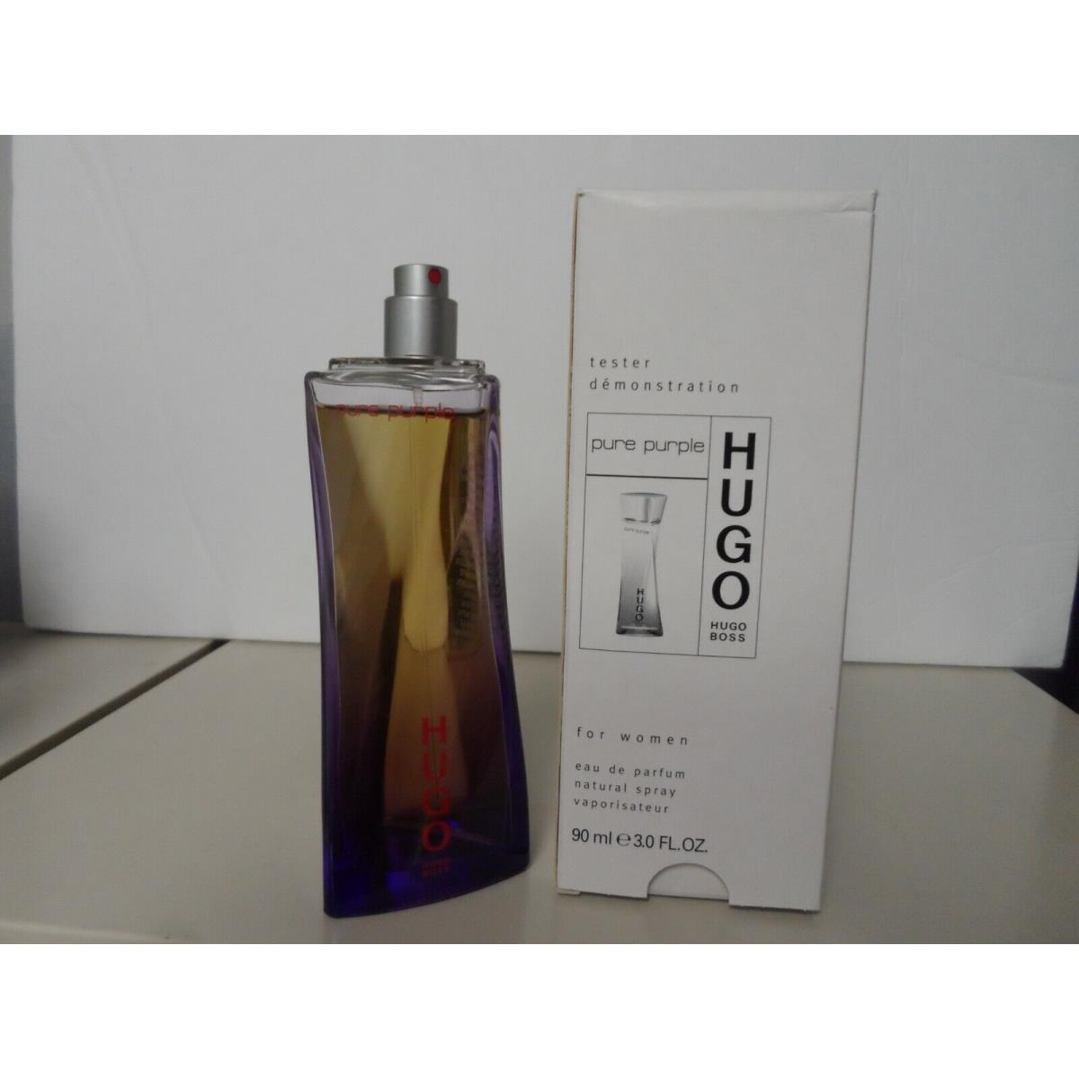 Hugo Pure Purple Hugo Boss 3 OZ /90 ML Edp Spray NO Cap Unboxed