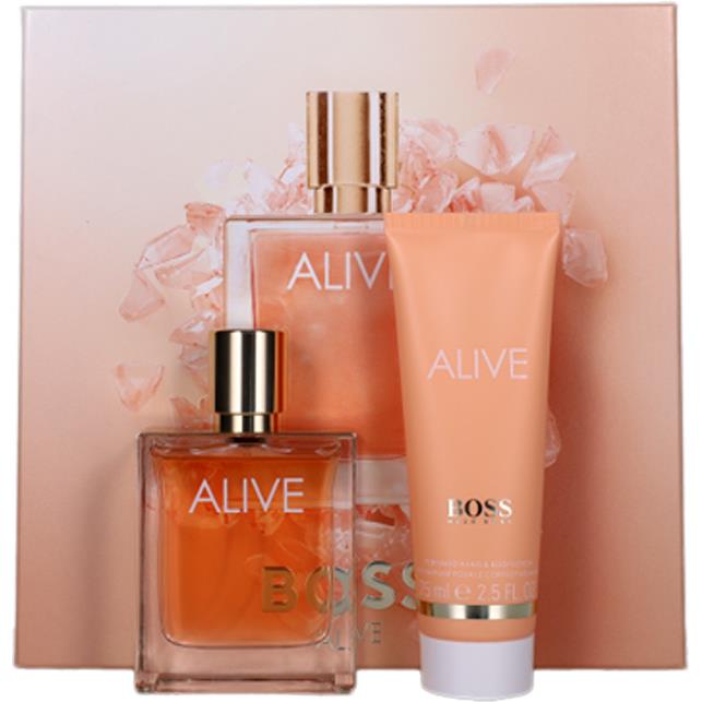 Alive By Hugo Boss For Women Set: Eau de Parfum+body Lotion 1.6oz+2.5oz