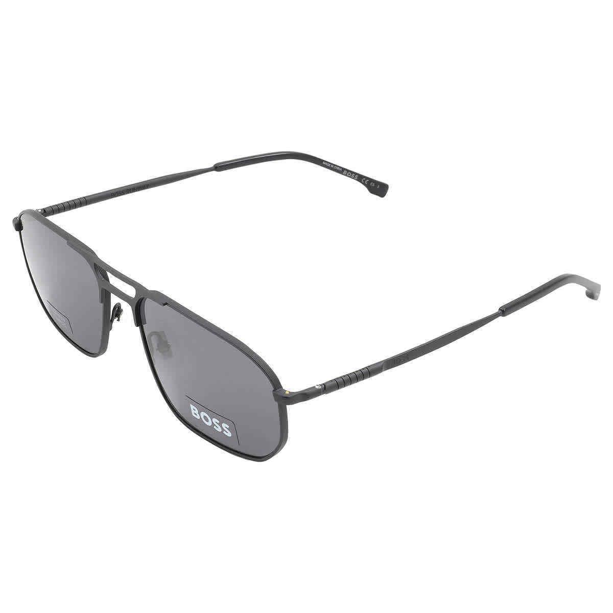 Hugo Boss Grey Navigator Men`s Sunglasses Boss 1446/S 0003/2K 59 Boss 1446/S