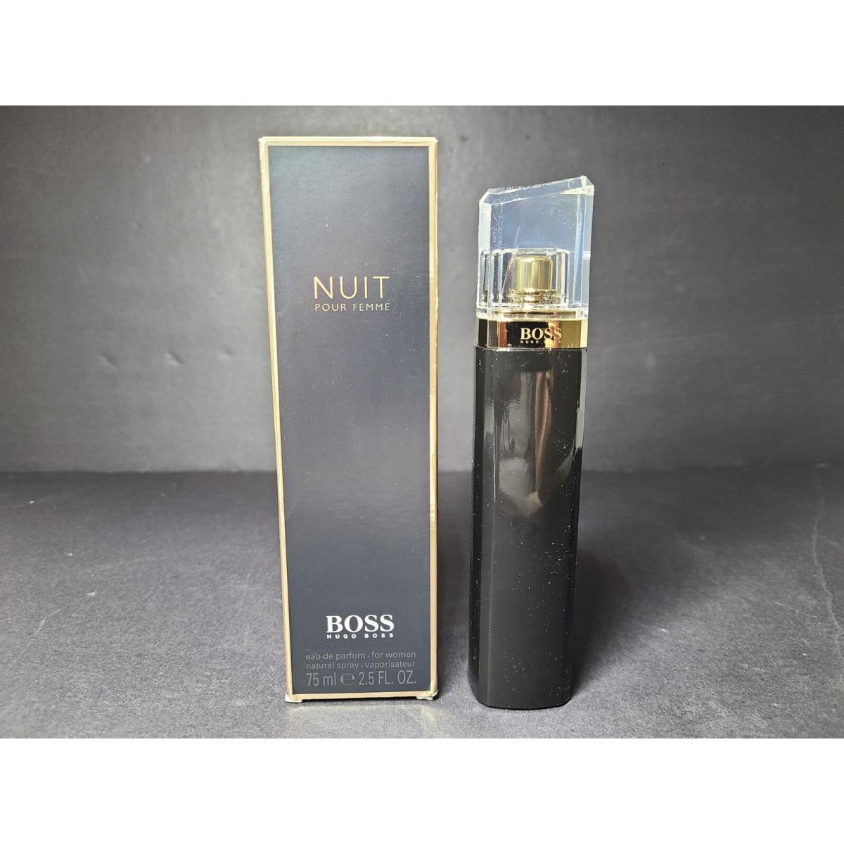 Hugo Boss Nuit Pour Femme Women`s Eau de Parfum 2.5 Fl. Oz. / 75 ml