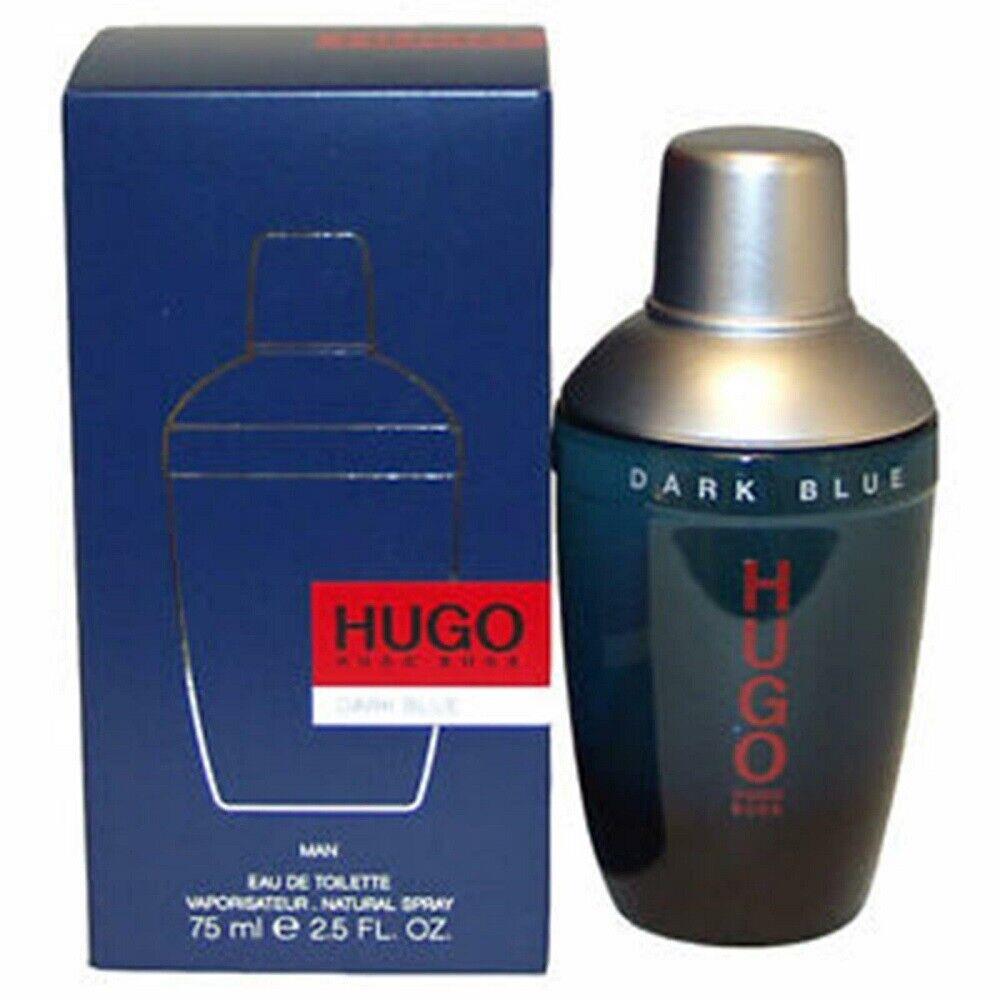 Dark Blue Hugo Boss 2.5 oz / 75 ml Eau de Toilette Edt Men Cologne Spray