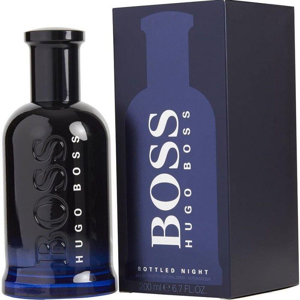 Boss Bottled Night Hugo Boss 6.7 oz / 200 ml Eau de Toilette Men Cologne Spray