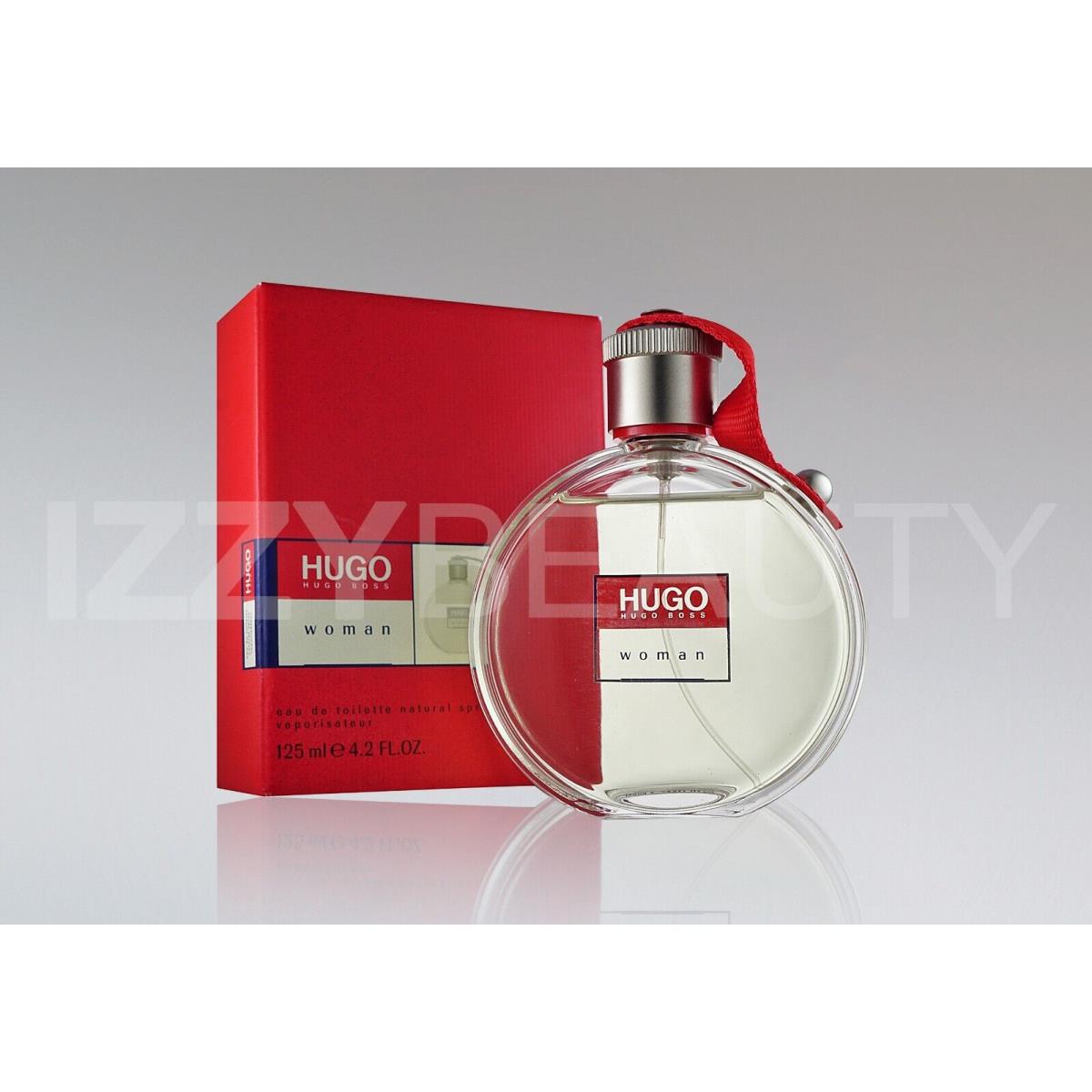 Hugo Woman Red by Hugo Boss 4.2 Oz 125ml Edt Women Vintage Rare Find