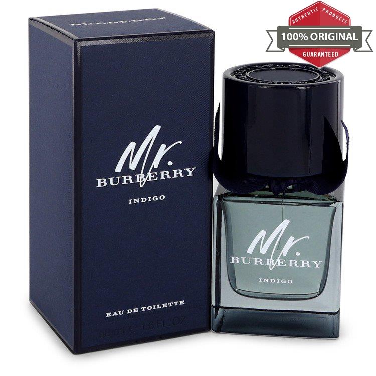 Mr Burberry Indigo Cologne 1.6 oz Edt Spray For Men by Burberry