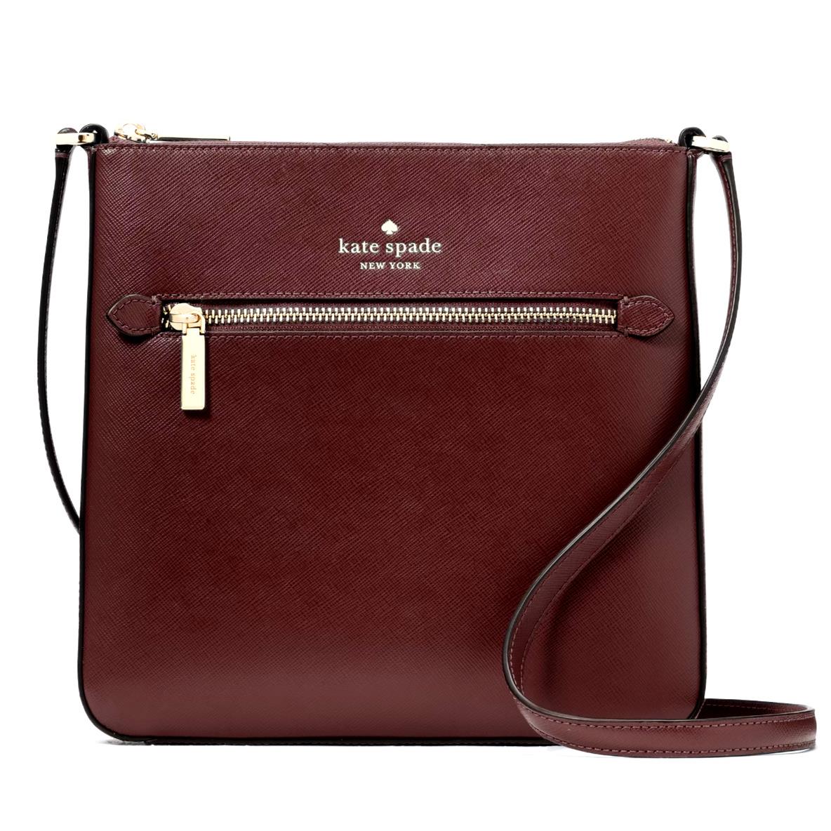 New Kate Spade Sadie North South Crossbody Grenache with Dust Bag