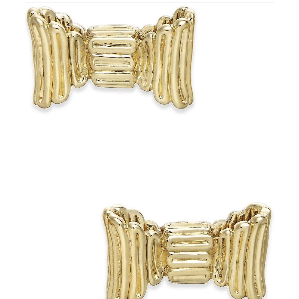 Kate Spade Gold Tone Bow Stud Earrings KSD103
