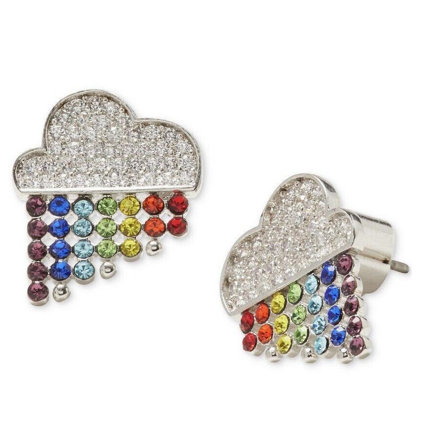 Kate Spade Into The Sky Raining Cloud Stud 3.5 Earrings Q307